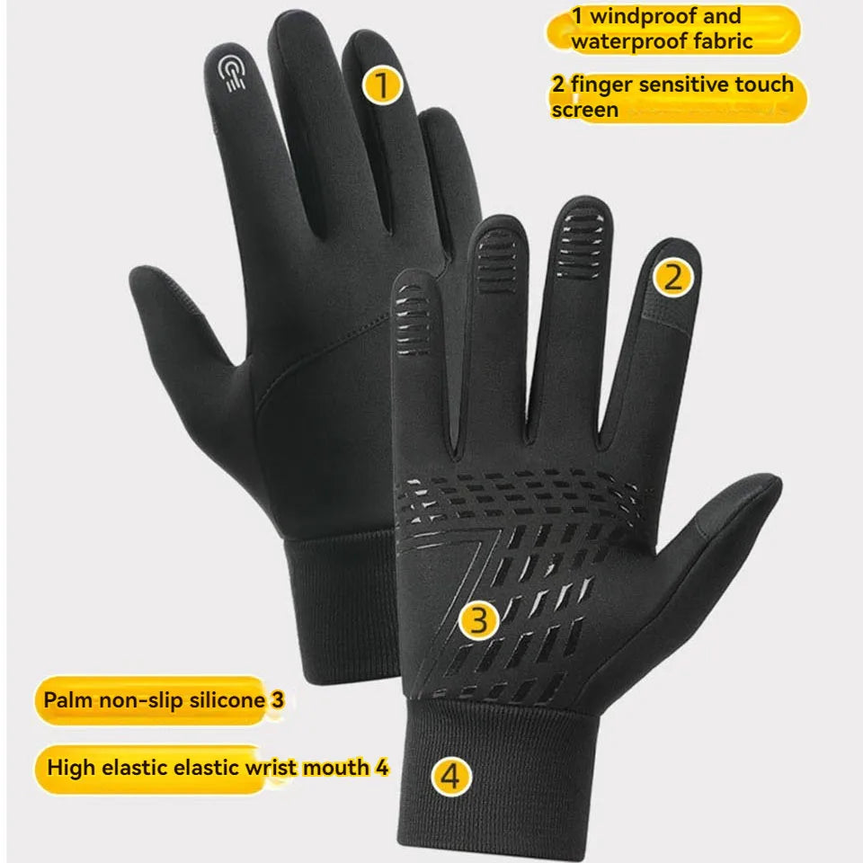 Warm winter gloves with touch screen ability &amp; waterproof