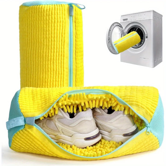 Shoe cleaning bag