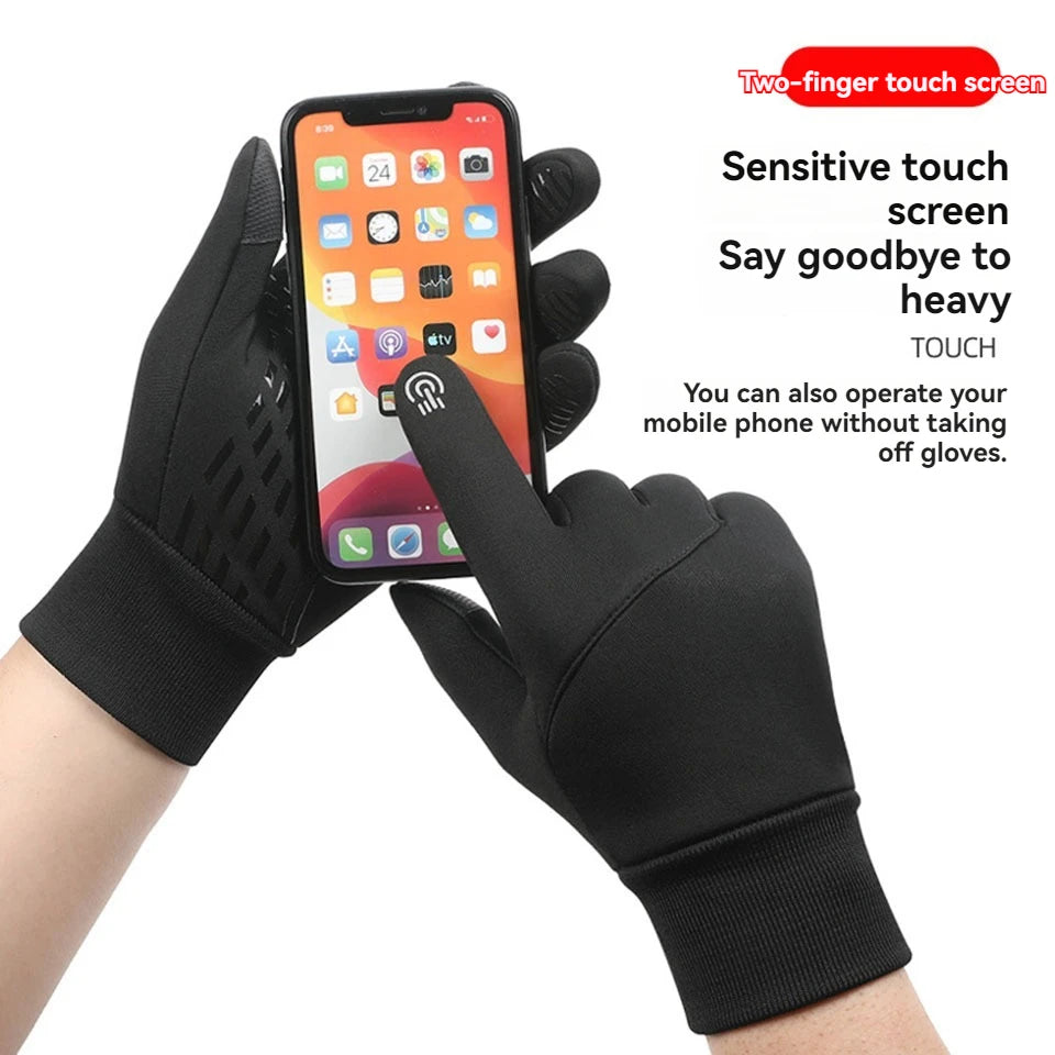 Warm winter gloves with touch screen ability &amp; waterproof