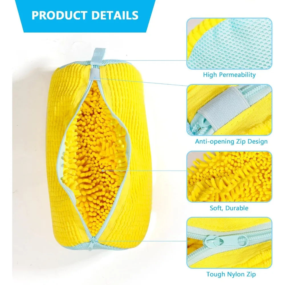 Shoe cleaning bag